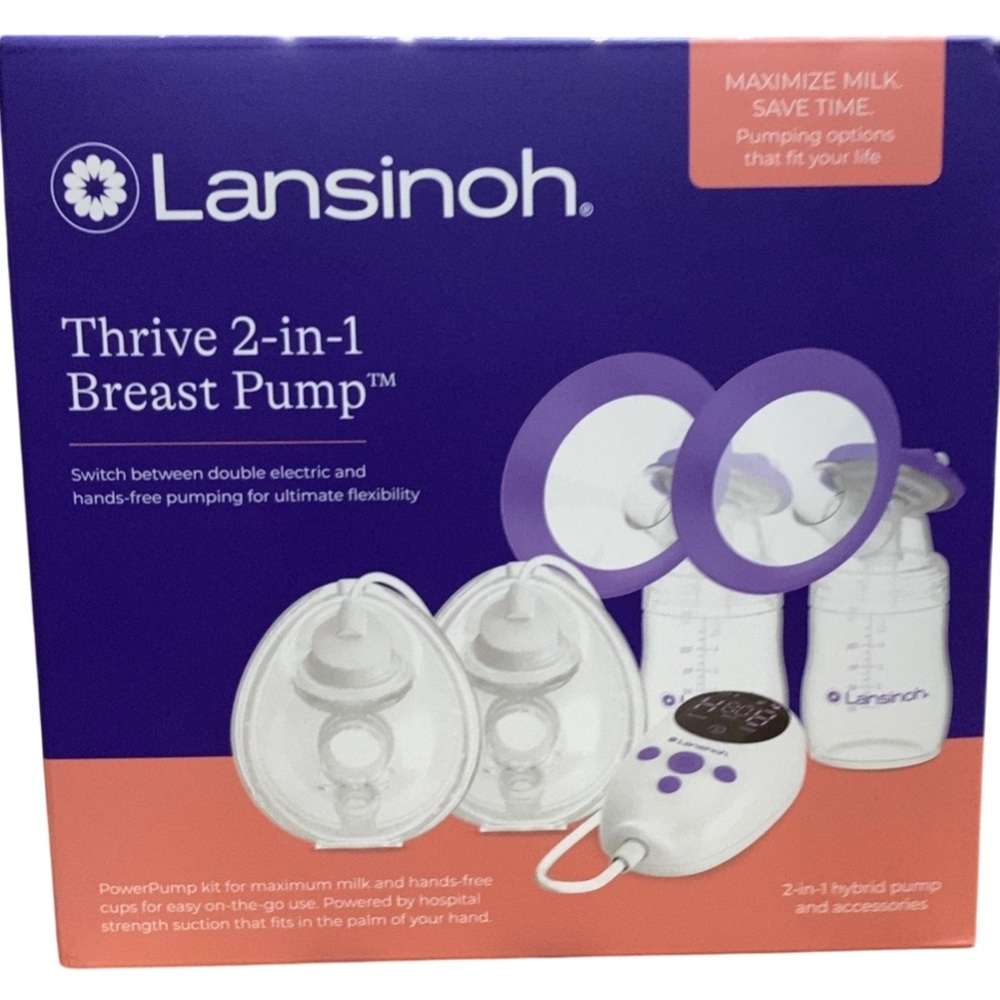 Lansinoh® Thrive™ 2-in-1 Breast Pump